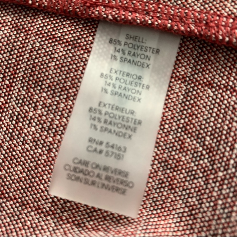 Calvin Klein 2X Plaid Single Button Blazer Preppy Career Old Money Houndstooth - Picture 9 of 16